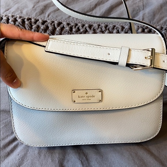 Kate Spade Grey & White Crossbody - Picture 2 of 7